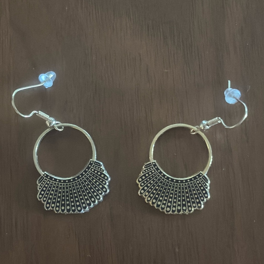 RBG Dissent Collar Earrings
